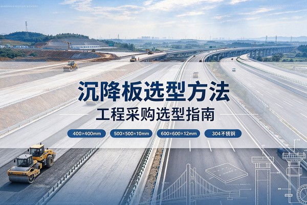 西塞山沉降板选择方法