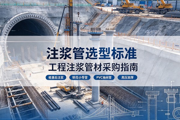 西塞山注浆管选型标准