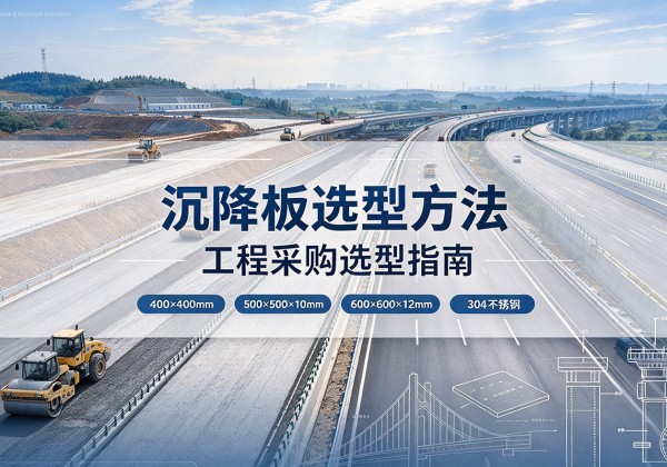 西塞山沉降板选择方法